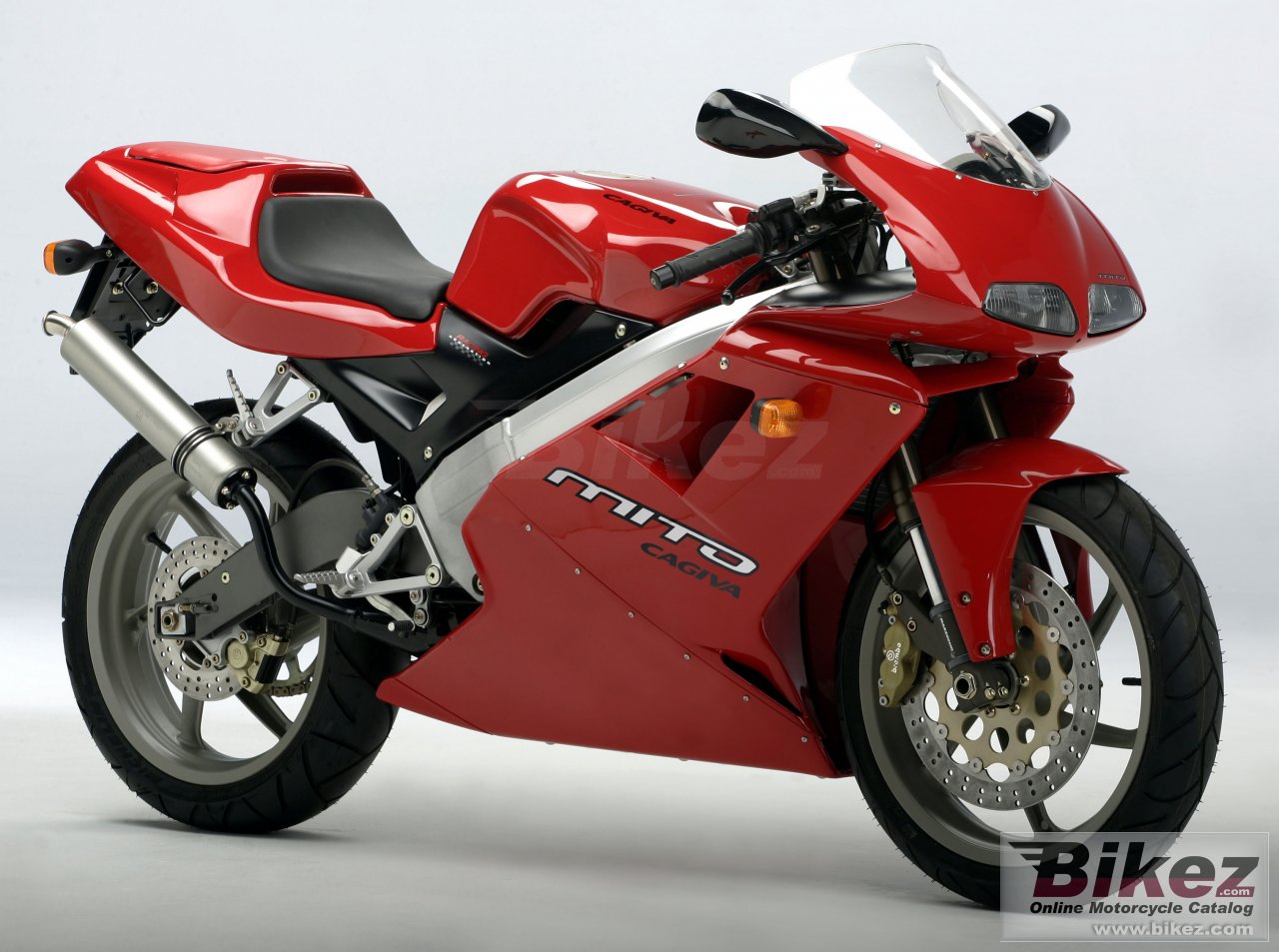 Big Cagiva mito 125 picture and wallpaper from Bikez.com